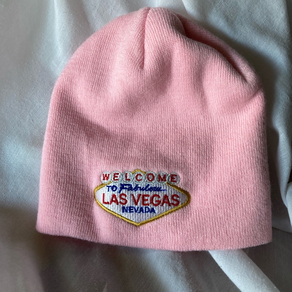 Pink Las Vegas Knit Hat